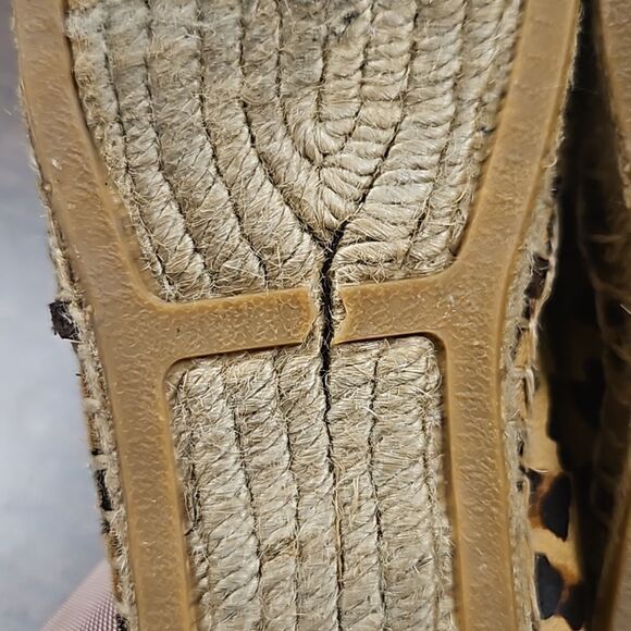 Tory Burch calfskin espadrille flats size 6 **please read description** - Picture 8 of 8